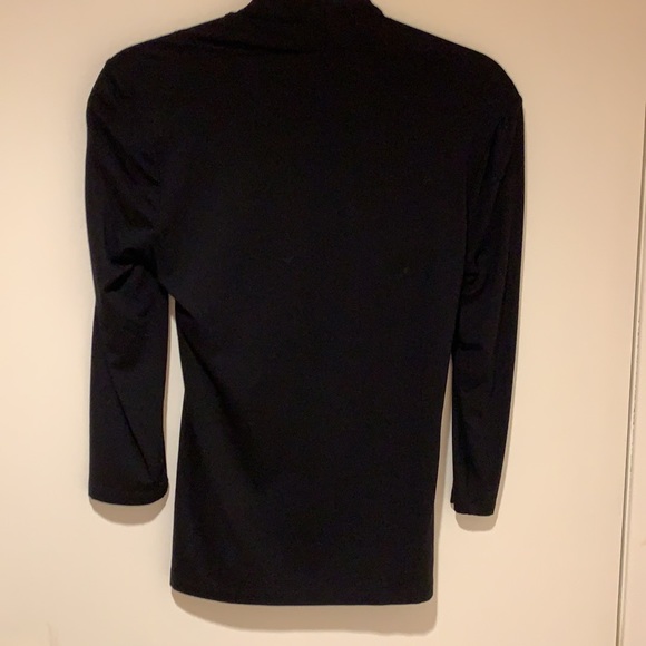 Kenneth Cole black top. Beautiful neckline! - Picture 3 of 7